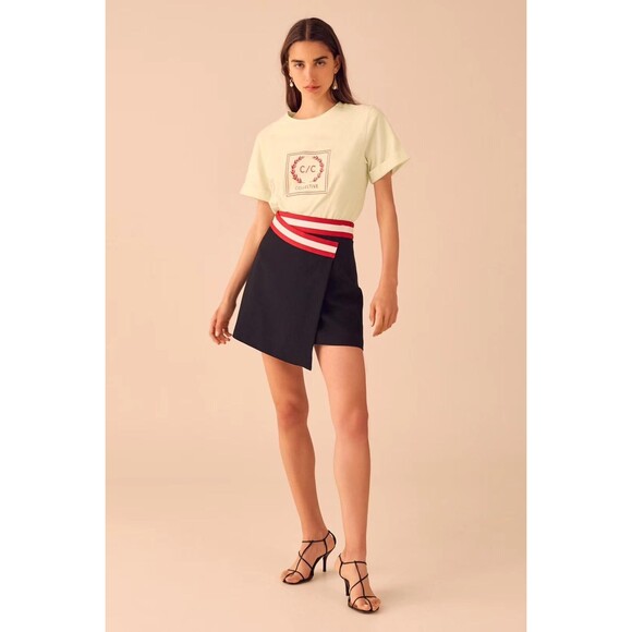 NWT C/MEO Collective Asymmetrical Mini Skirt - Size S - Picture 2 of 4